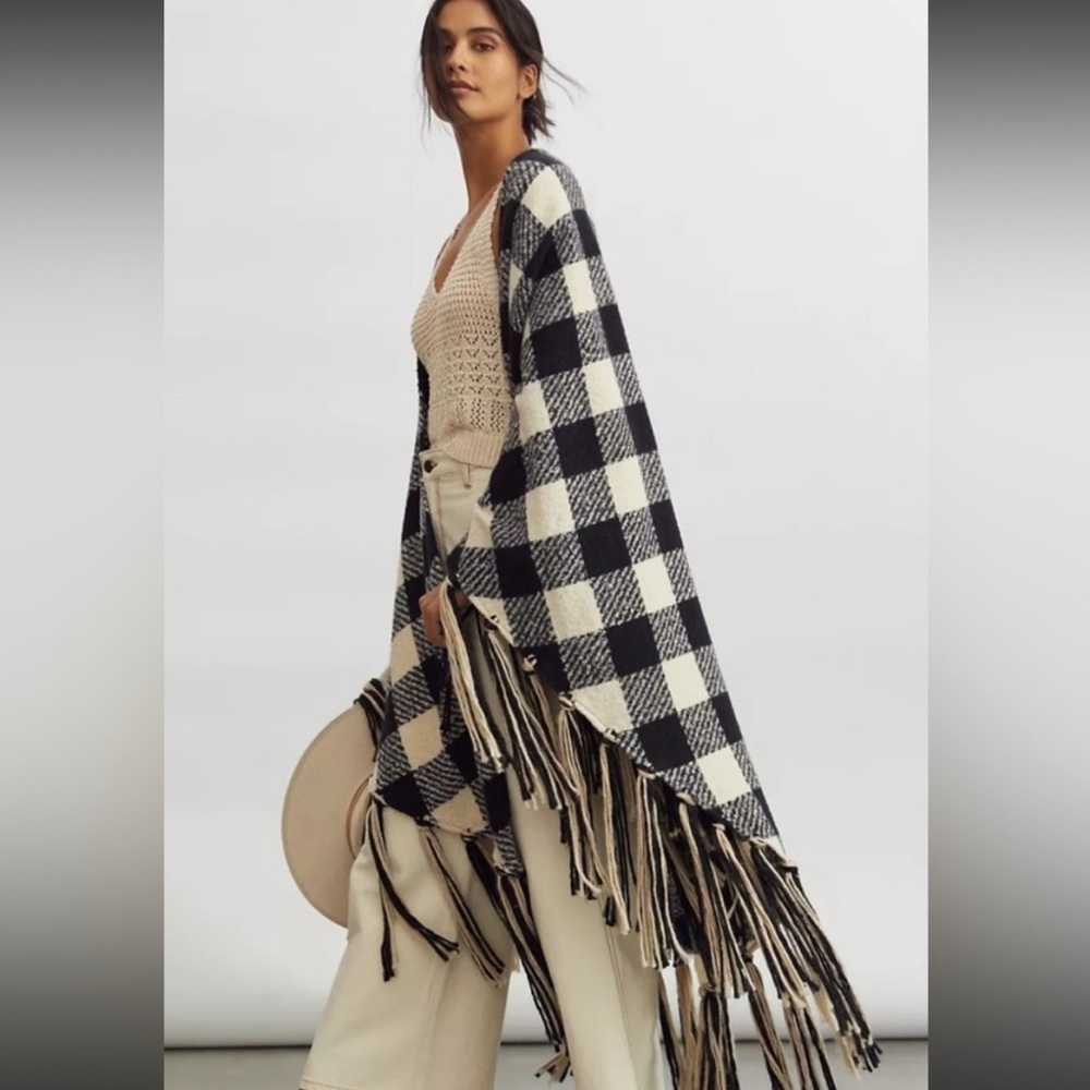 Maeve by Anthropologie Fringe Shawl